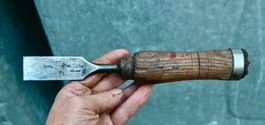 ANTIK E.A. Berg SWEDEN Hai STECHBEITEL L 24cm B 25mm