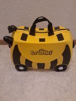 Kinderkoffer Trunki gelb schwarz gebrauchter Zustand