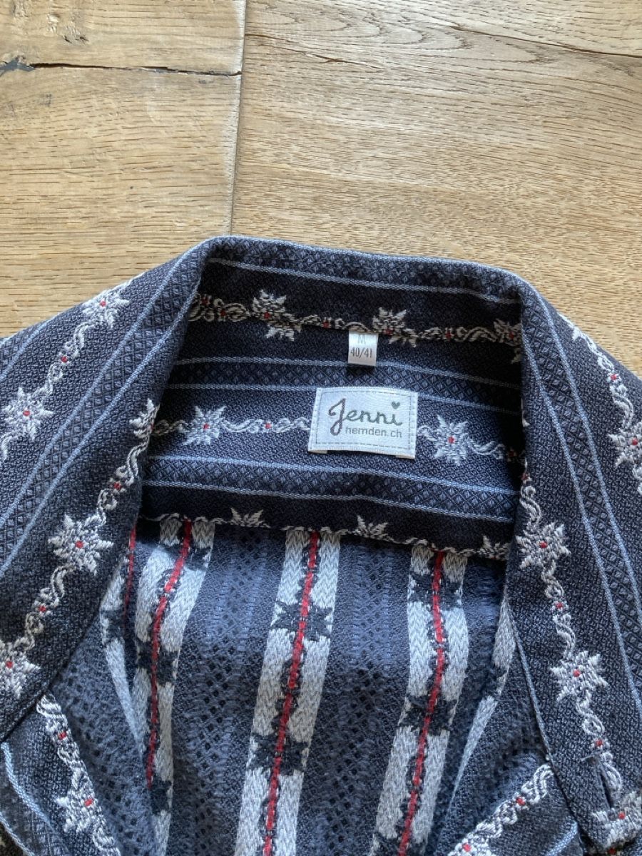 Camicie: Edelweiss Hemd Jenni Grösse M 40/41 – Usato da Matten(St.Stephan) venduto da satapa 1