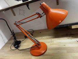 Schreibtischlampe orange Gelenkarm akzeptabler Zustand