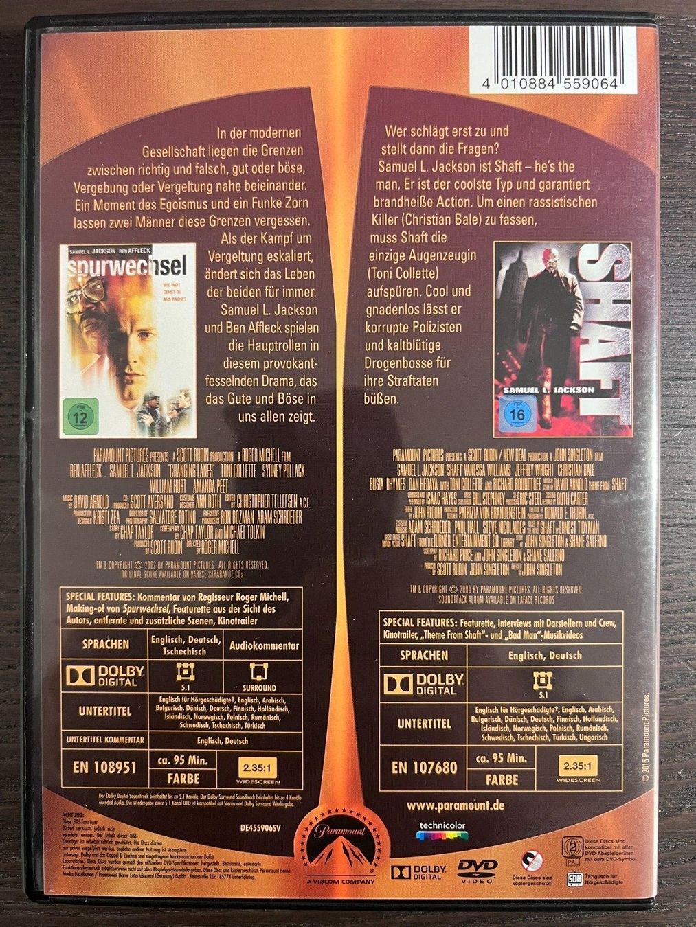 Tutti i DVDs: Spurwechsel & Shaft – Usato da Zürich venduto da FilmFreunde 1