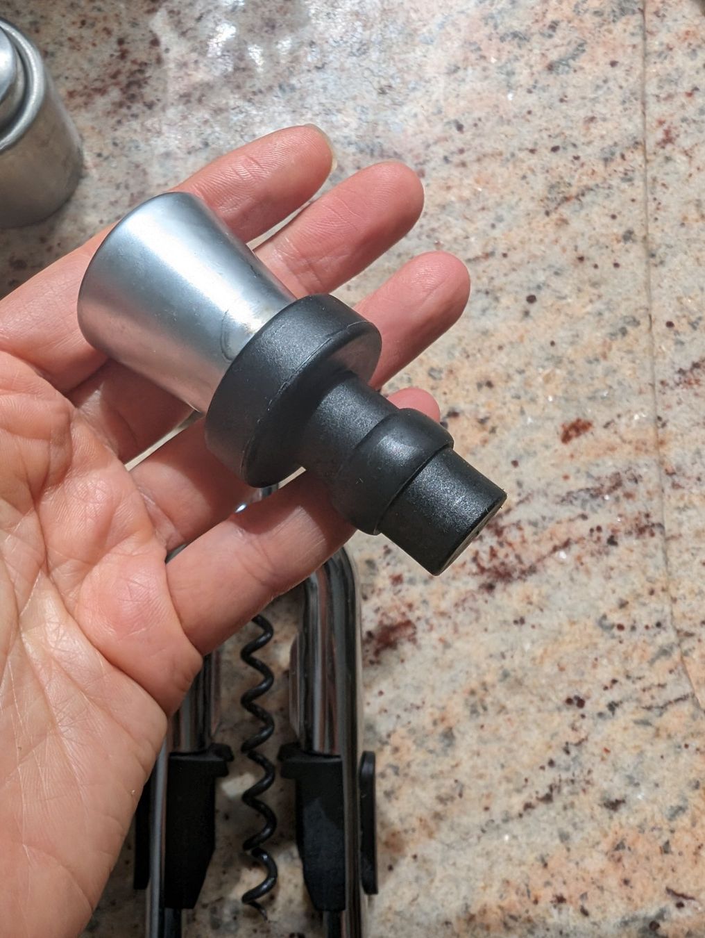 Apribottiglie & Tappi per chiusura: WMF wine bottle opener and sealer – Usato da Glis venduto da livespringly 3