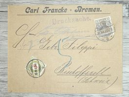 TR20 Enveloppe + Timbre Allemagne 1907