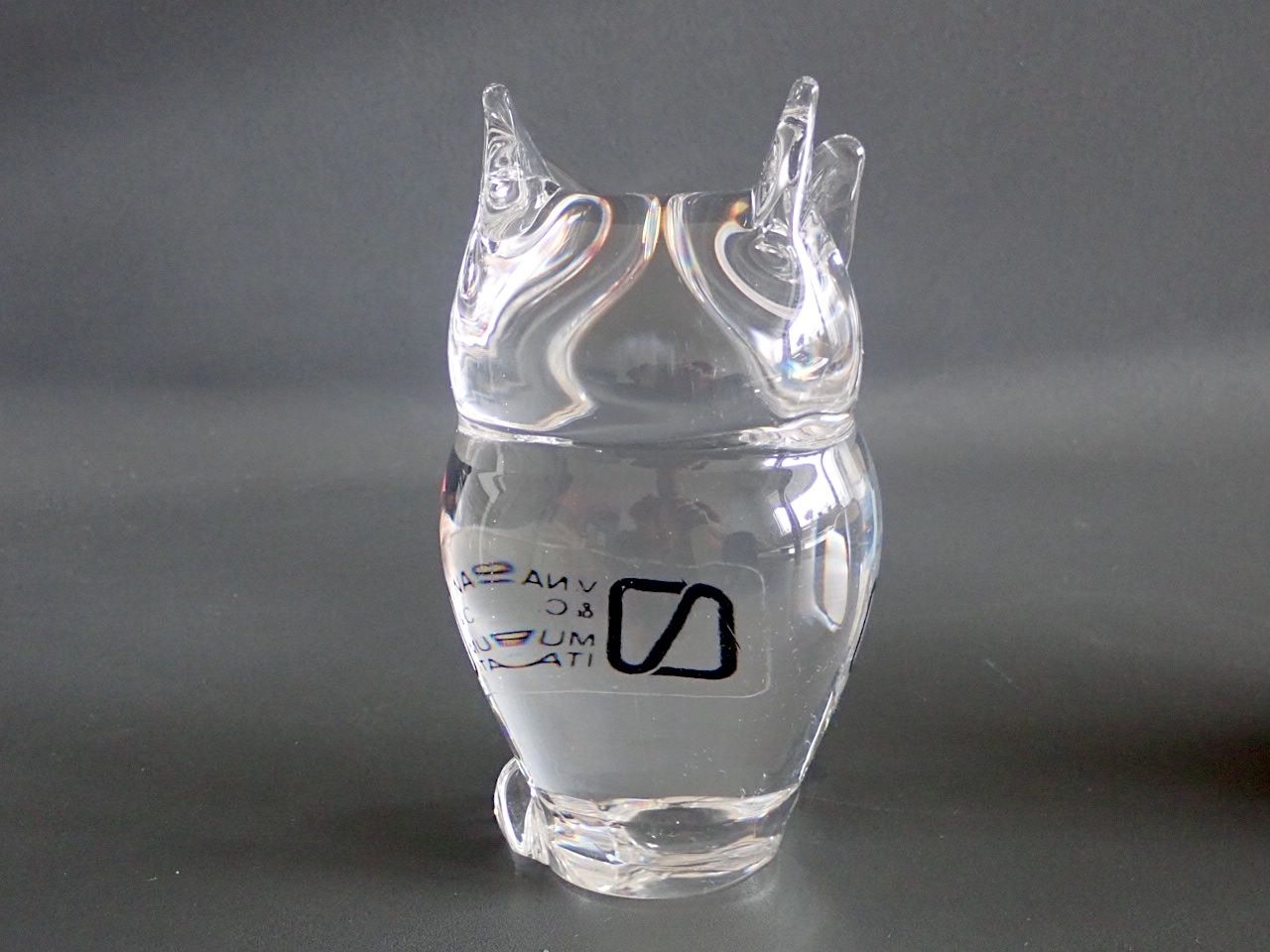 Murano Statuette: Eule Uhu Nason Murano Glas Vintage – Usato da Wil SG venduto da BrocknRoll 3