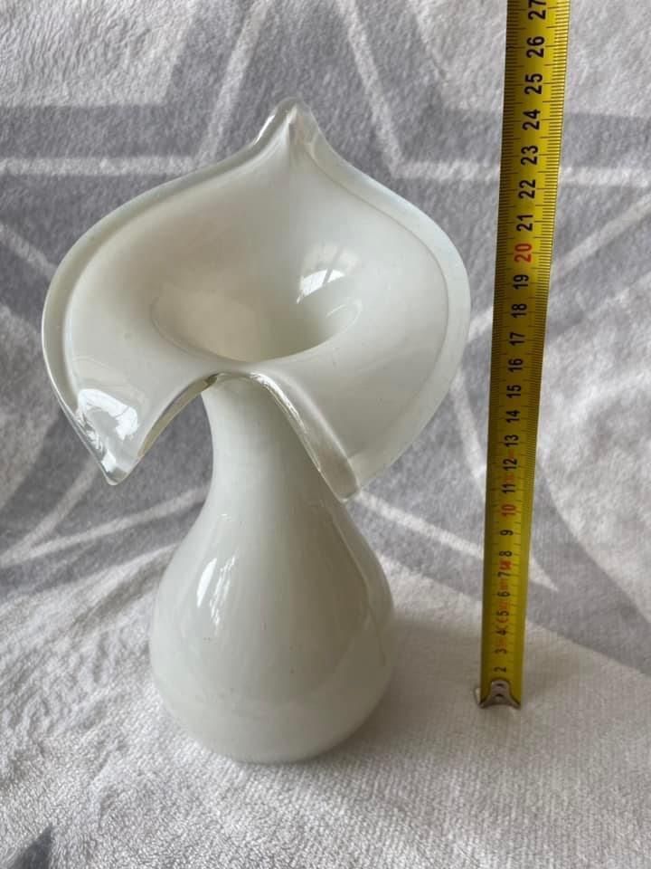 Vasi & Recipienti: Weisse Glasvase 24cm – Usato da Frenkendorf venduto da Only1 4