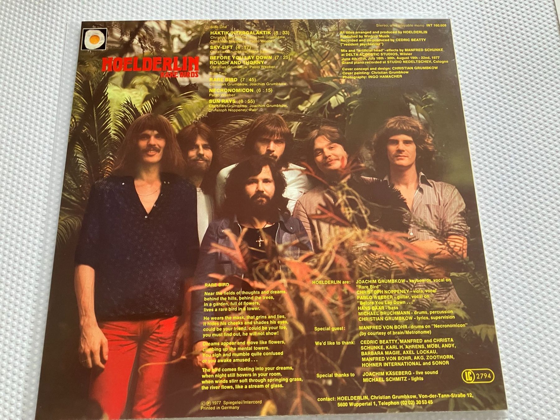 Dischi in vinile: Hoelderlin – Usato da Aarwangen venduto da Jukebox3 2