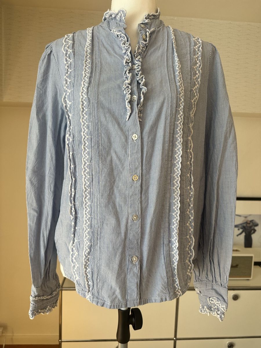 La Redoute Camicette: Bluse aus Baumwolle mit Spitze – Nuovo (secondo la descrizione) da Zürich venduto da Mona-L 4