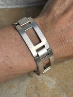 Armband silbern Vintage Design. 18.5cm