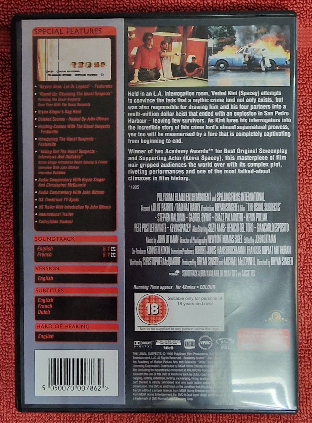 Alle DVDs: The Usual Suspects DVD UK Version – Gebraucht aus Basel von phi_8xhm 1