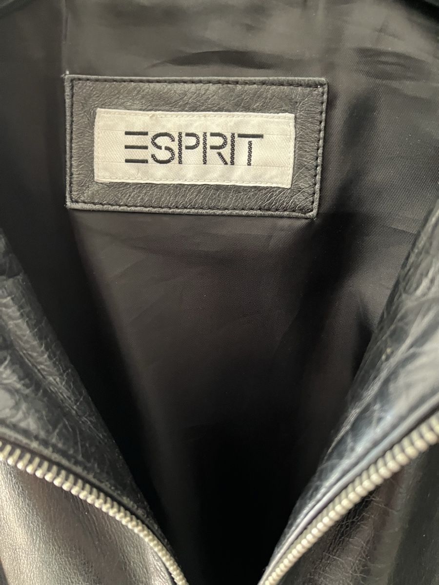 Esprit Giacche: Veste en cuir véritable Esprit, noire, taille L – Usato da Marly venduto da 21ypsilon 1