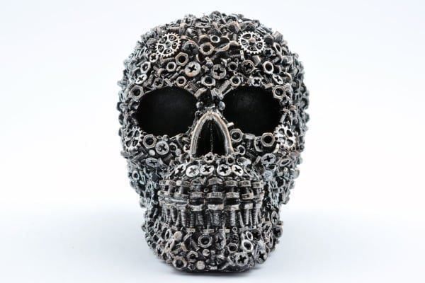 Skulpturen & Statuen: SchraubenSchädel cooles Dekor aus Resin – Neu und originalverpackt aus Wittenbach von rbstore 1