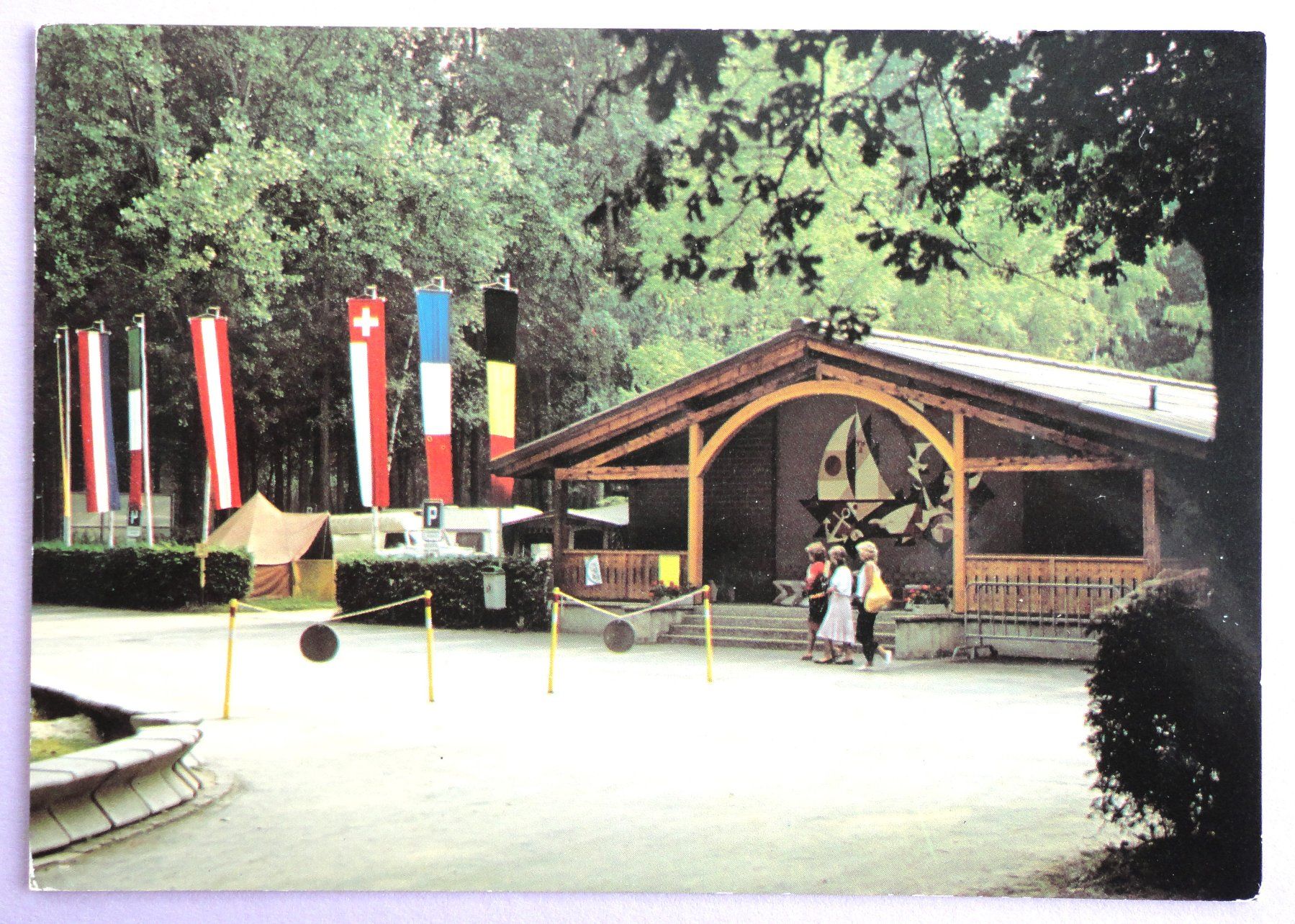 Cartoline postali: Camping V D 8, Pointe d' Yvonand – Usato da Fétigny venduto da Billy2miny