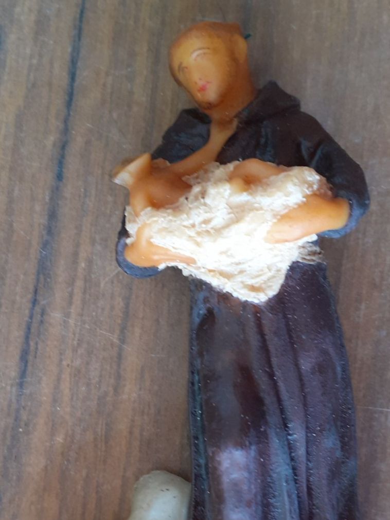 Statuette: Krippenfigur Heiliger Franziskus – Usato da Mörschwil venduto da antiksalon21 3