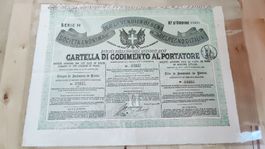 Historische Aktie Italien 1865, Rarität! (W)