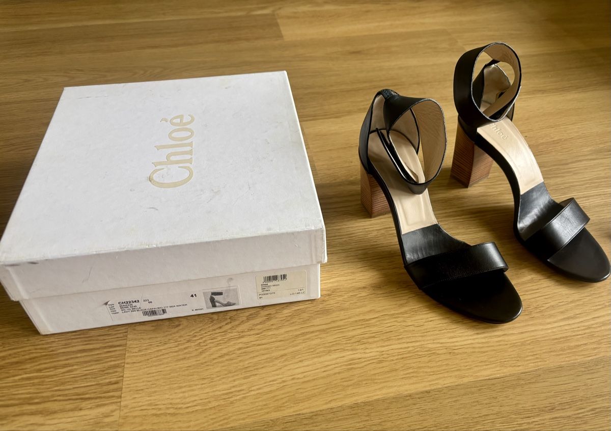 Chloé Scarpe da donna: Chloé Leder Sandalen Heels – Nuovo (secondo la descrizione) da Baden venduto da Tiffany6878 2
