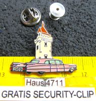 CADILLAC SEDAN DE VILLE 1959 AUTO PIN MIT SECURITY-CLIP OLDI