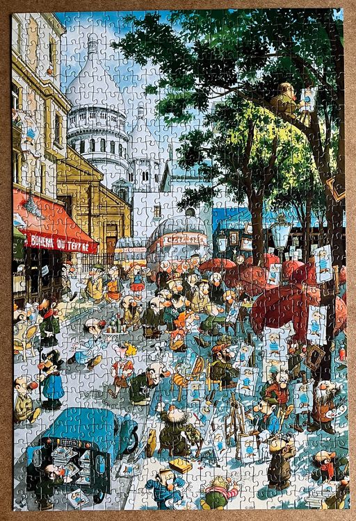 RARE HEYE 750 MONTMARTRE Jigsaw Puzzle by LOUP 1982