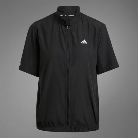 Adidas runnig shortsleeve zip jacket size M