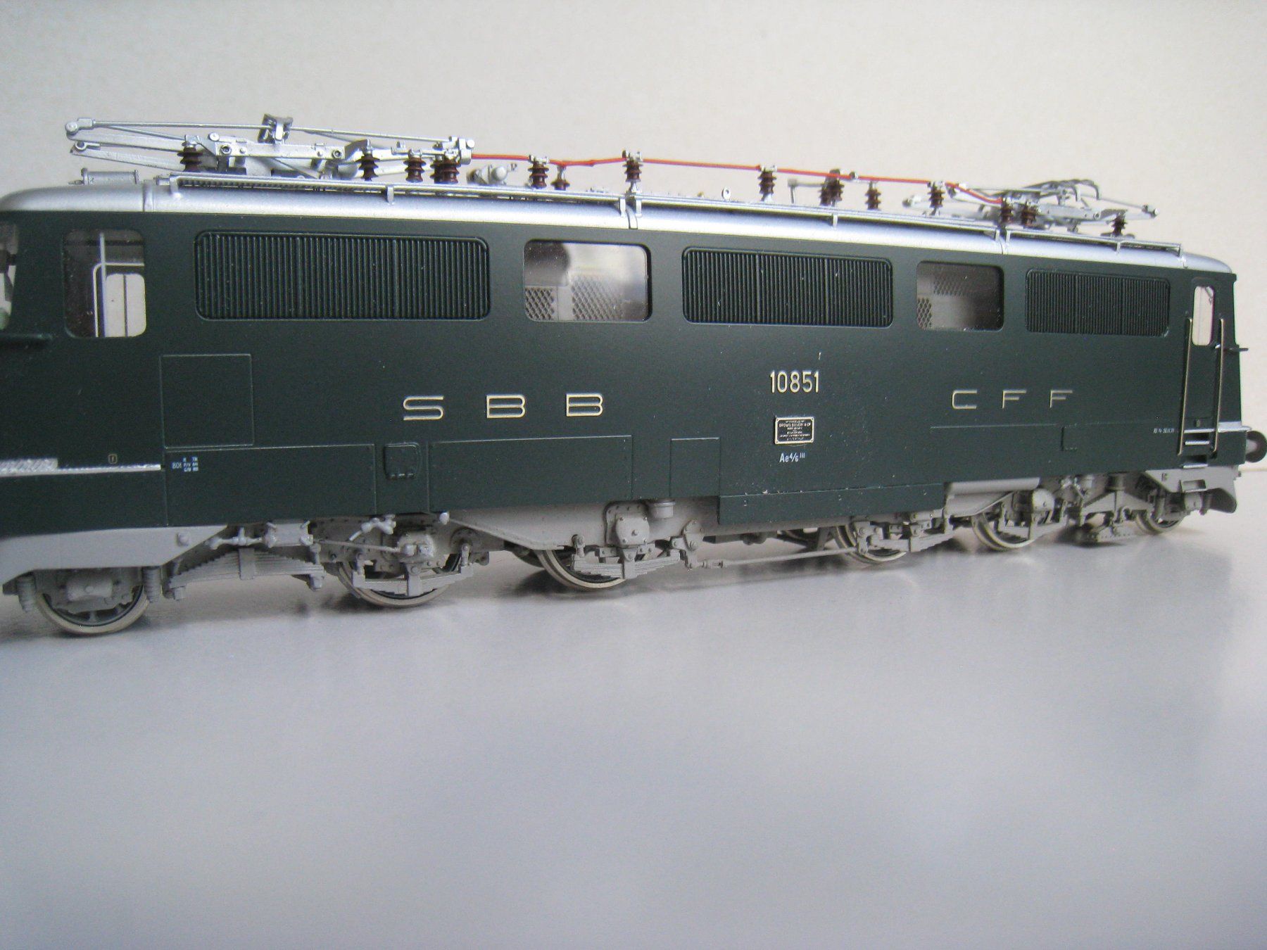 Lemaco Modellini di ferrovie: Lemaco, Ae 4/6 10851, SBB 3 System Lok, HO 085/1 oder Am 4/6 – Usato da Buchs ZH venduto da swiss-train 3