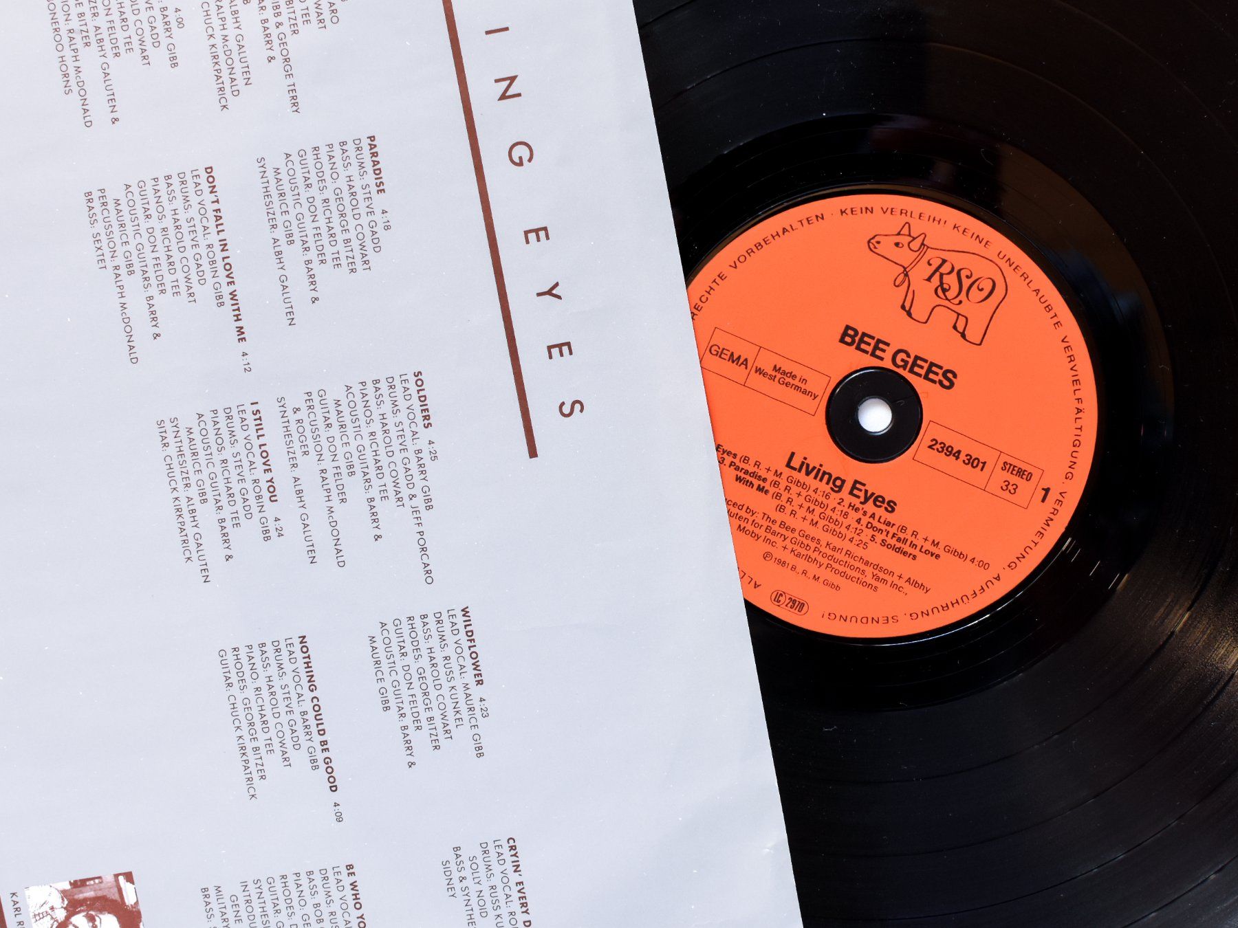 Dischi in vinile: Bee Gees - Living Eyes – Usato da Belmont-sur-Yverdon venduto da ag97 2