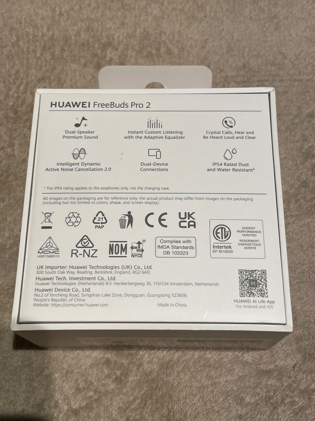 Huawei Cuffie: Huawei FreeBuds Pro 2 Weiss – Usato da Niederwangen BE venduto da m_s13 6
