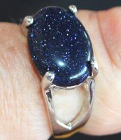 Ring F-215 – Blauer Sandstein – Innendurchmesser 18mm