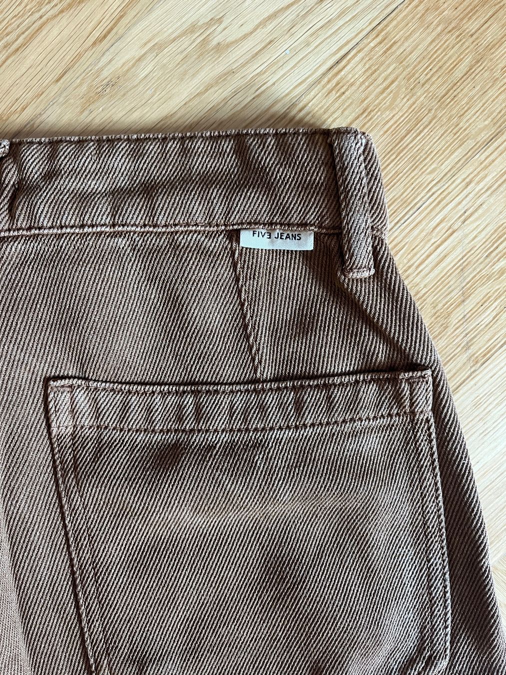 Pantaloni: FIVE Damen Hose braun 100% Lyocell – Usato da Zürich venduto da bretxo 2