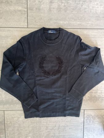 FRED PERRY Pullover Schwarz