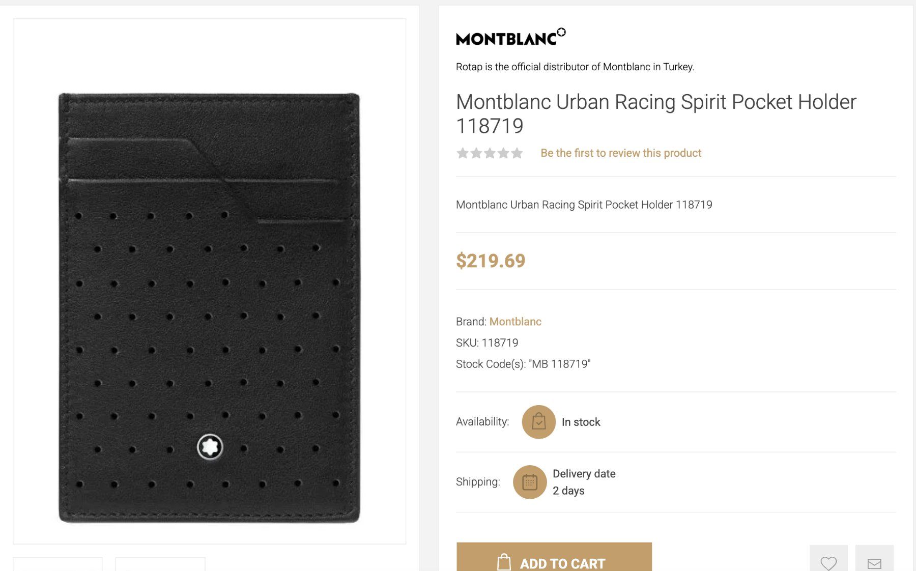 Montblanc Portafogli: New Montblanc leather cardholder – Nuovo e nell'imballaggio originale da St-Sulpice VD venduto da juhdu 4