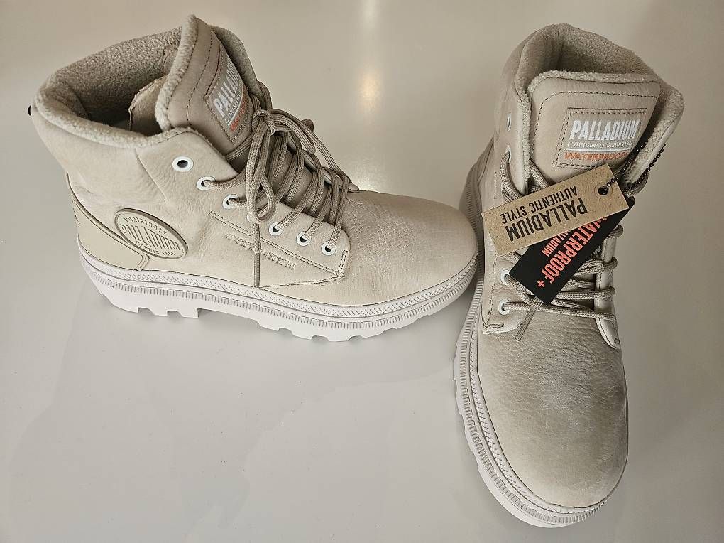 Herrenschuhe: NEU Winterboots beige Palladium waterproof Gr. 41 – Gebraucht aus Luzern von Donky_king 2