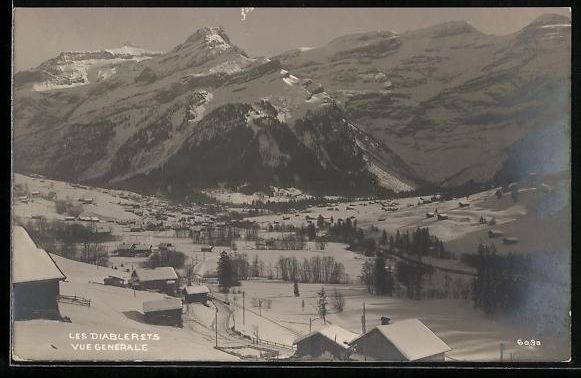 Cartes postales: AK Les Diablerets, Vue générale – D'occasion à Berlin par bartko-reher