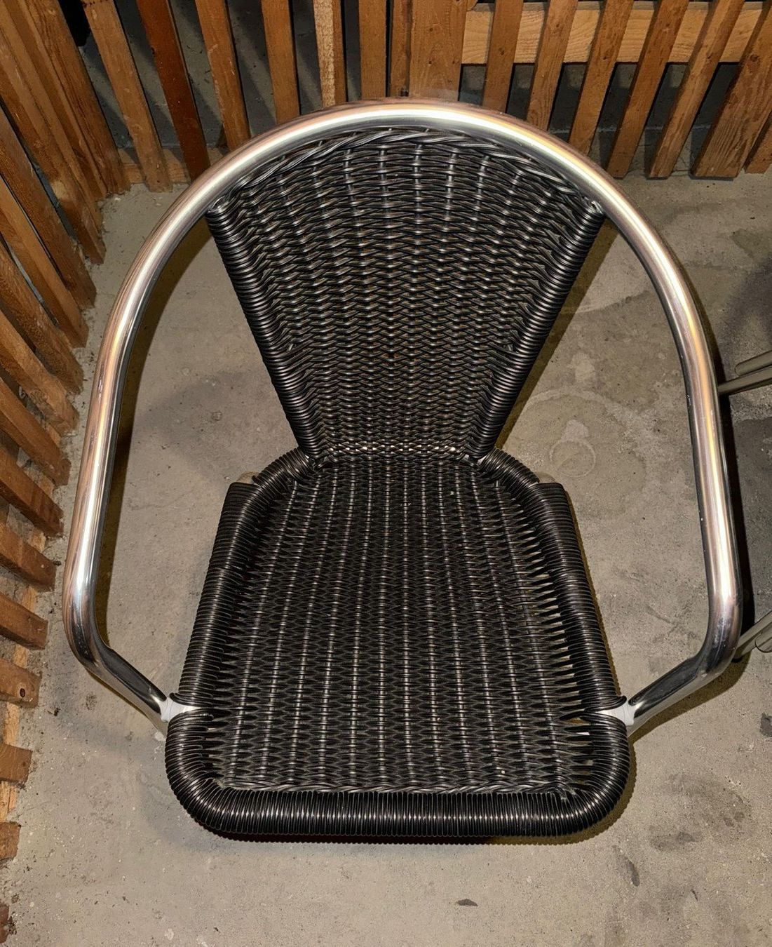 Stühle: 4 bequeme Balkon- / Gartenstühle, stapelbar – Gebraucht aus Zürich von  1