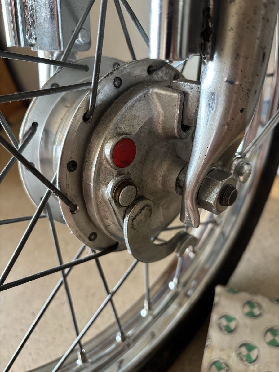 Puch Ciclomotori: Puch Maxi CHOPPER Gabel mit NOS Speichenfelge – Usato da Gerlafingen venduto da alpenbrevet 3