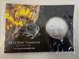 (2328) New Zealand, 1 Unze, 2012, Kiwi, Proof