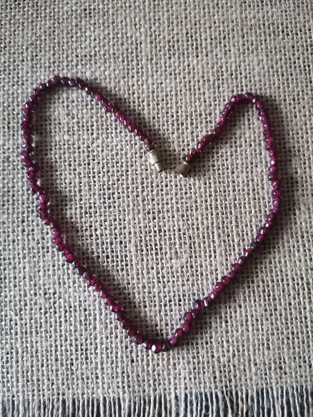 Ketten: Granat Edelstein Kette, Collier, vintage – Gebraucht aus Aegerten von Jos_zem