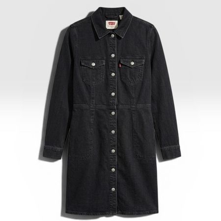 Levi's Jeanskleid Gr. S – Schwarz Denim