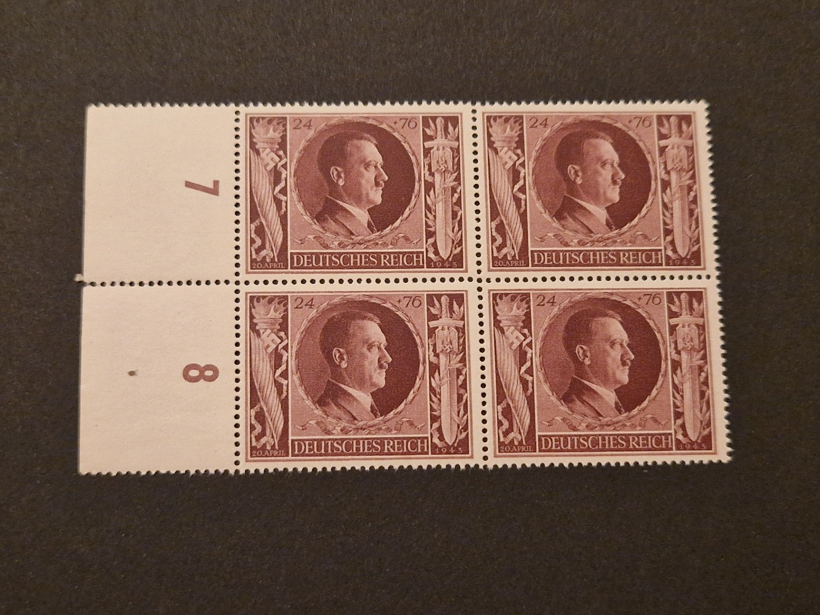 Tous les timbres: Deutsches Reich Viererblock Briefmarken postfrisch – Neuf (Voir description) à St. Gallen par Enrico_SG