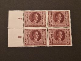 Deutsches Reich Viererblock Briefmarken postfrisch