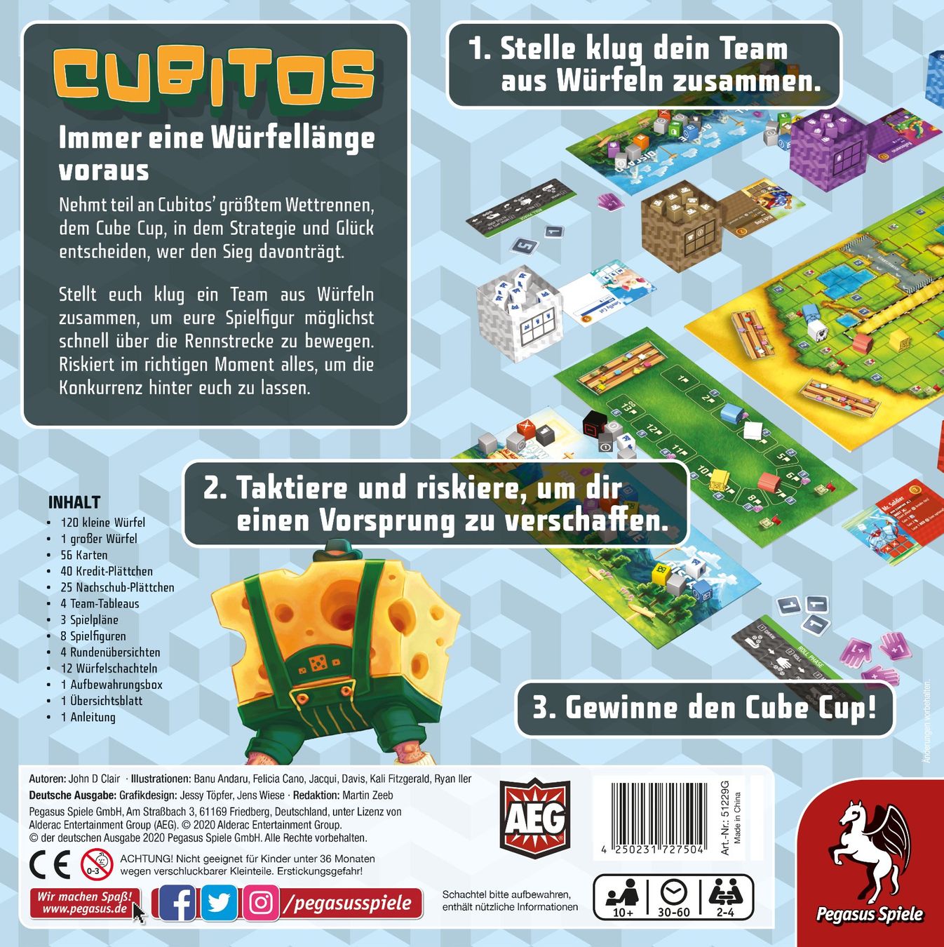 Pegasus Spiele Jeux: Spiel Cubitos – Neuf avec emballage d'origine à Uster par Ludit 1