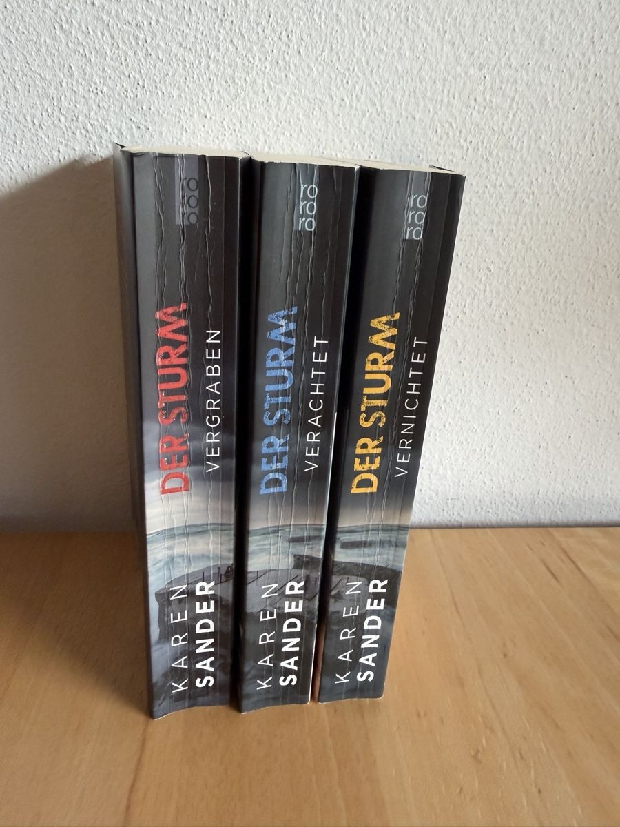 Bücher: Der Sturm Trilogie - Karen Sander – Gebraucht aus Schwarzenburg von Michellu 2