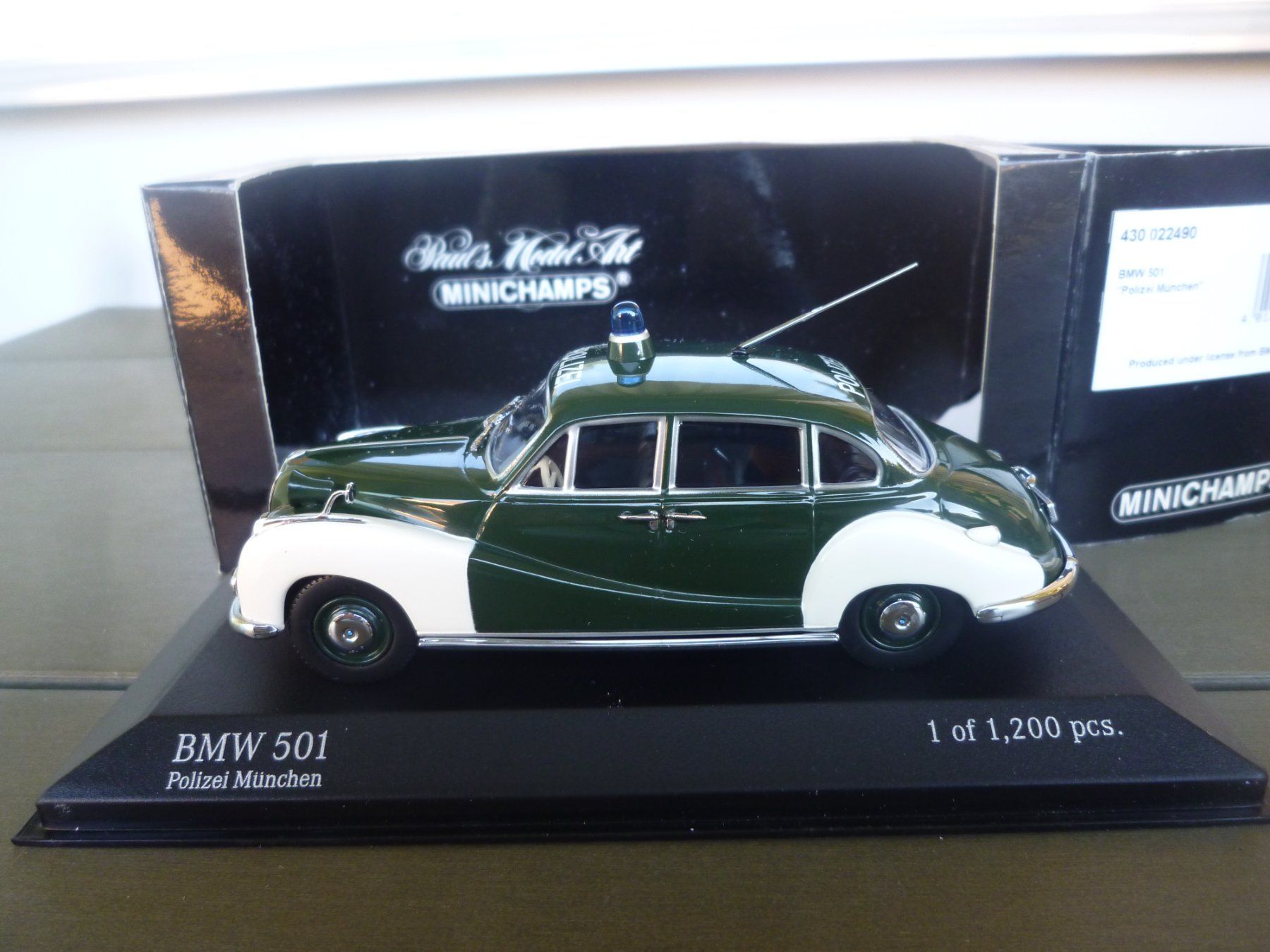 BMW Modellini d'auto: BMW 501 "Polizei München" – Nuovo e nell'imballaggio originale da Flawil venduto da Imperiosud 4
