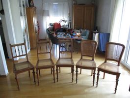 Stuhl Stühle Antik Holz Vintage Barock