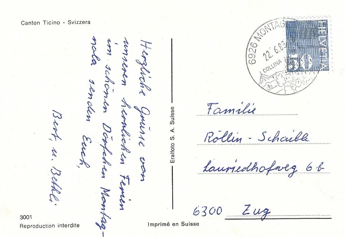 Cartoline postali: ASK Tessin mit verschiedenen Motiven – Usato da Kloten venduto da Kloetip 1