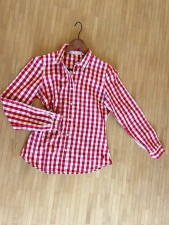Klassisches rot-weiss kariertes Hemd von Sissy-Boy, Gr. S