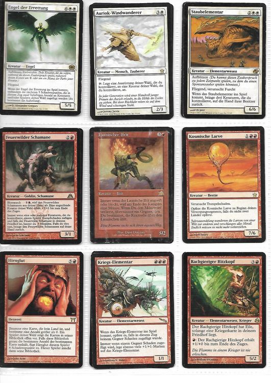 Magic the Gathering 9 rare Karten Kaufen auf Ricardo