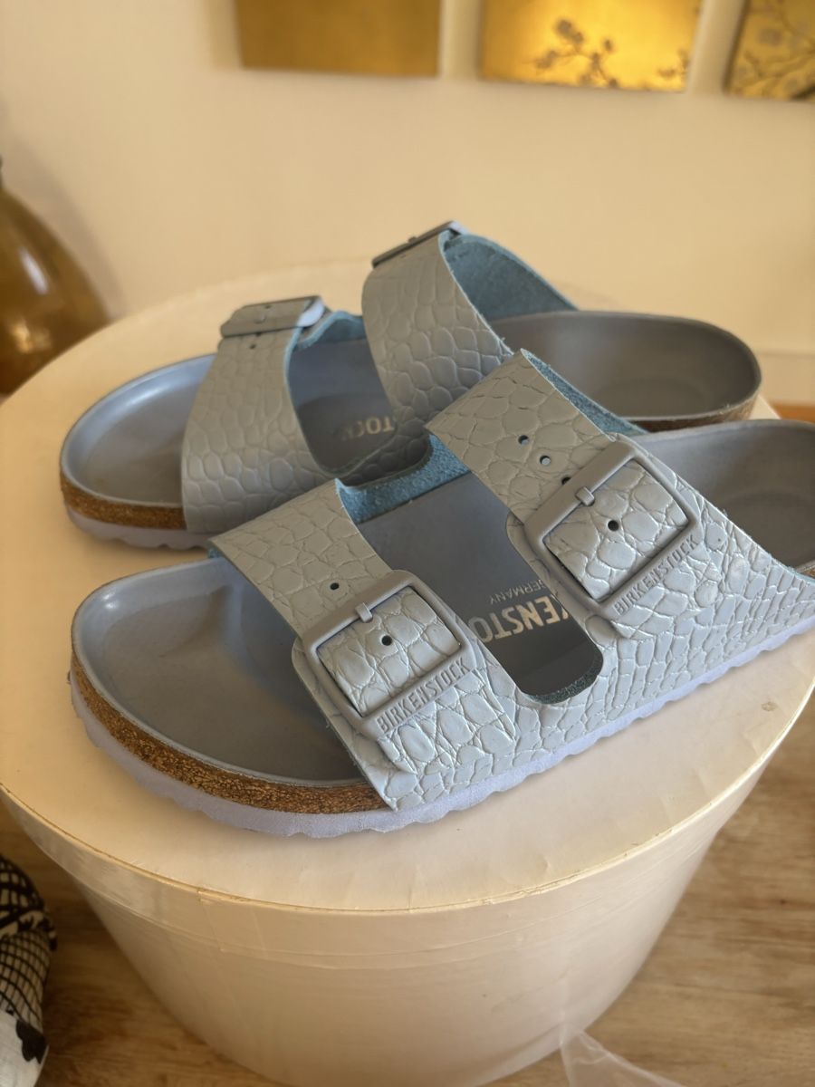 Birkenstock Chaussures femmes: Birkenstock Arizona 40 hellblau – D'occasion à Zürich par charlotte1971 1