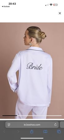 Bride/Braut Pyjama - NEU JGA/Hochzeit