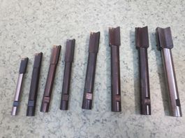 8 Stück Festmass Aufbohrer mit  HM-Platte  D15,8mm -31,8mm