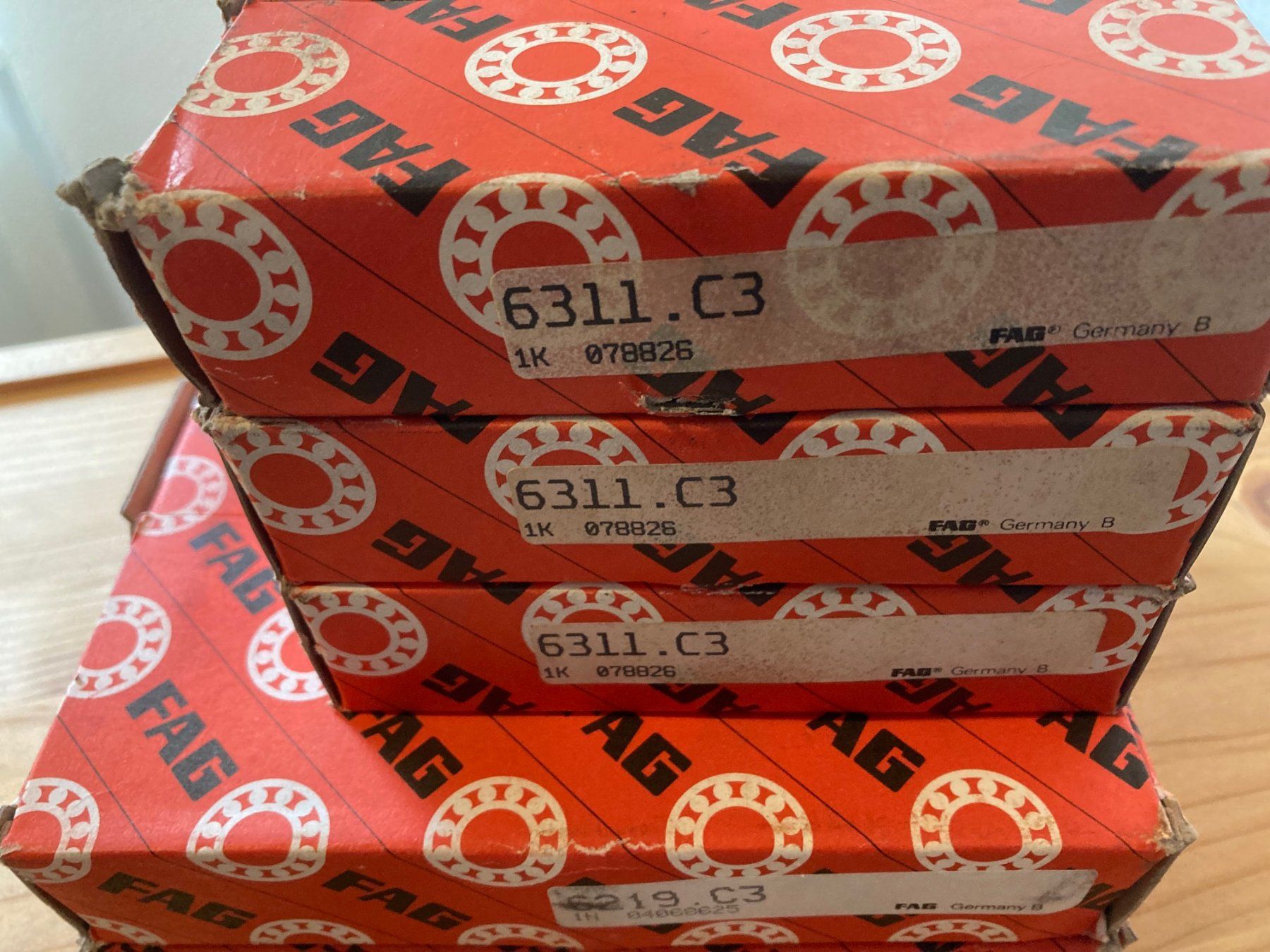 Cuscinetti a sfere: Kugellager FAG 6311 C3 – Nuovo e nell'imballaggio originale da Staufen venduto da kugellagerverkauf