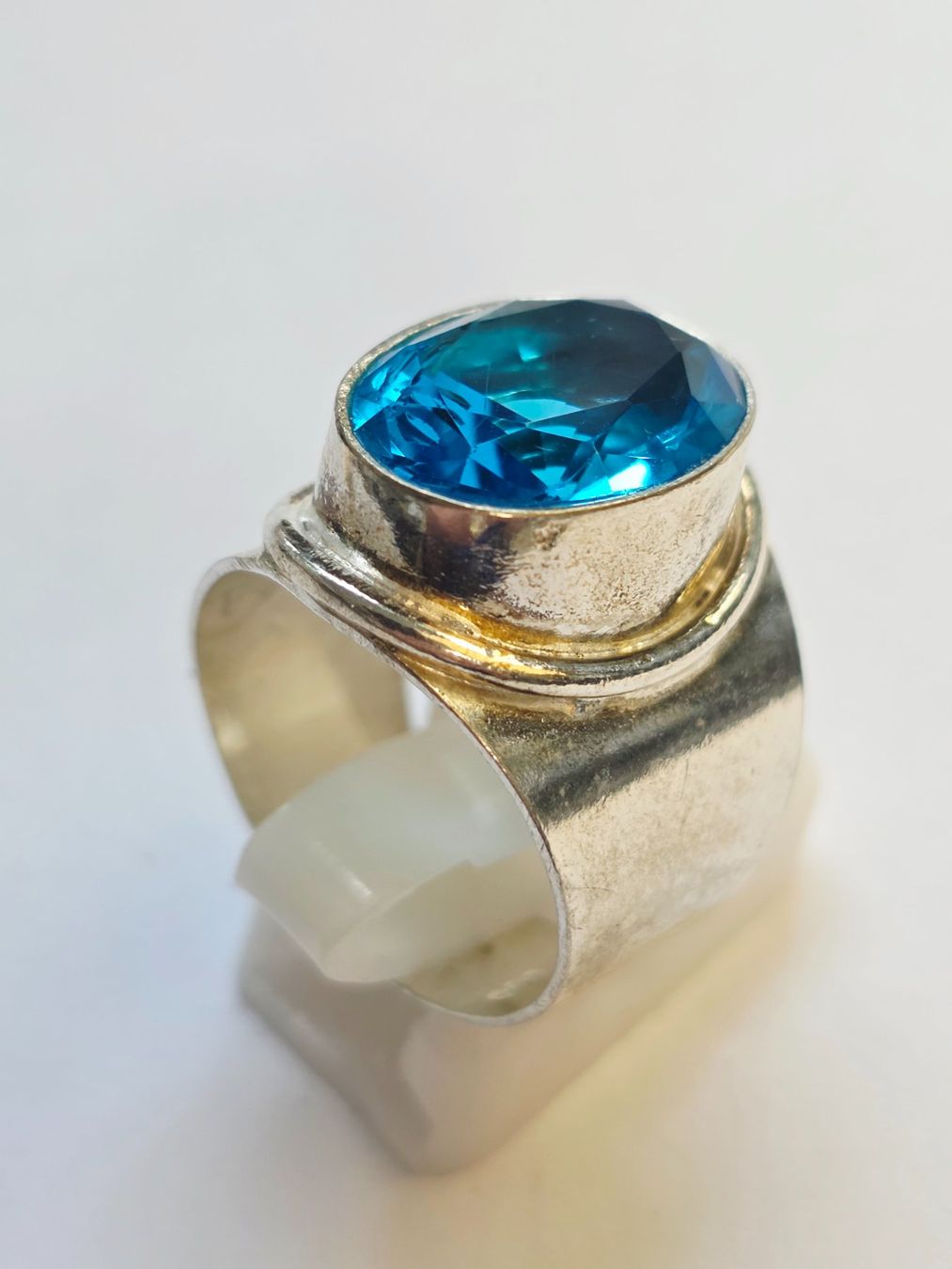 Anelli: Silberring mit blauem Stein Grösse 59 Neu – Nuovo (secondo la descrizione) da Zürich venduto da ben_mn5h 6
